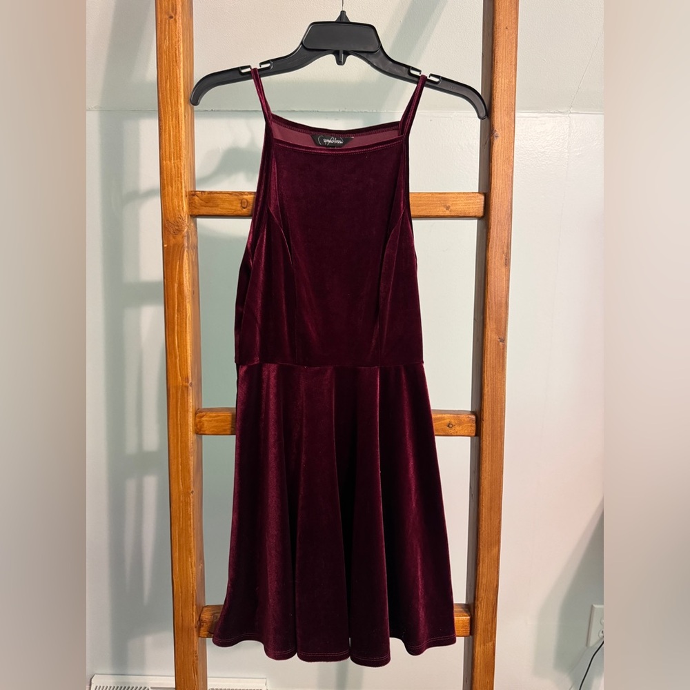 Speechless Red Halter Dress
